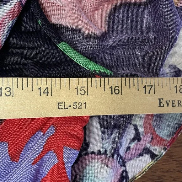 Anthropologie Ranna Gill Sabatina Mini Dress Stretch Boho Party Artsy Sz SP B20 - Picture 8 of 9